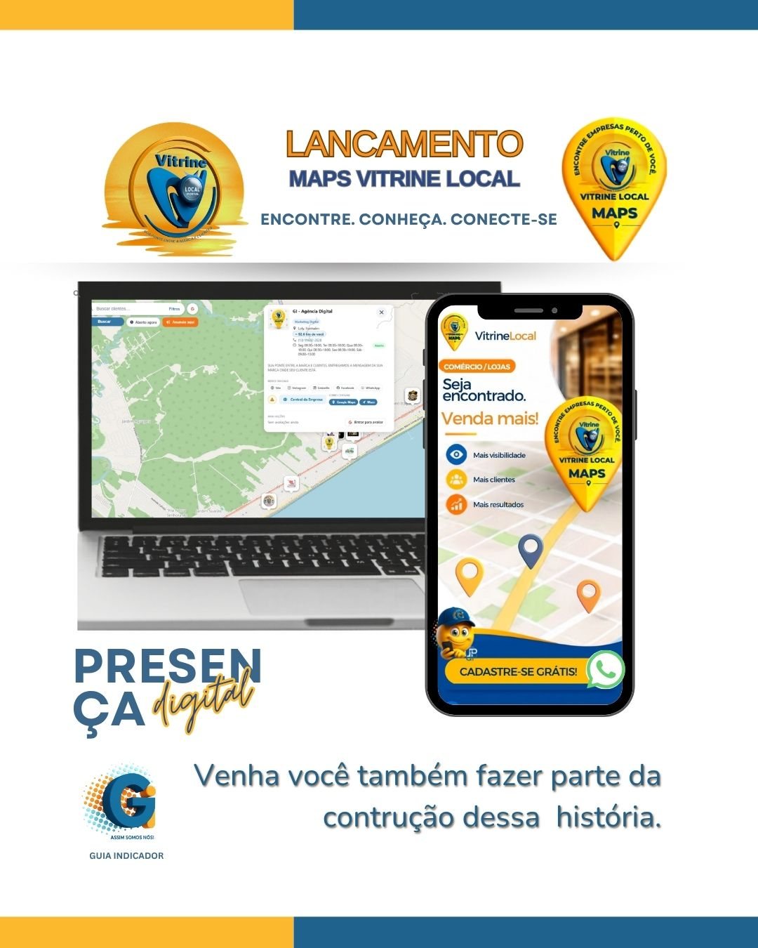 Capa de Revista Vitrine Local - Edição Epecial 16 anos